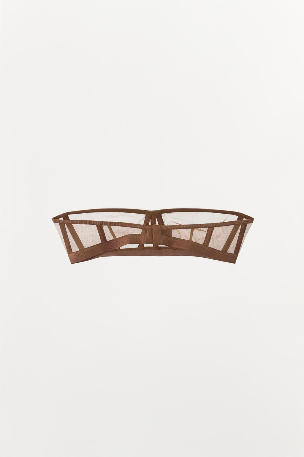 MESH BANDEAU BRALETTE - Zara фото 6