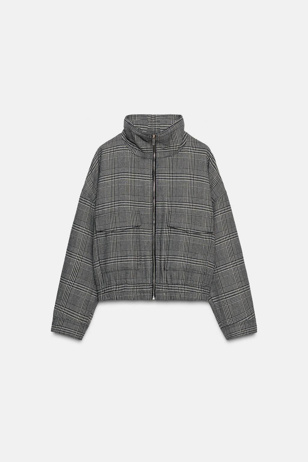 HOUNDSTOOTH BOMBER JACKET - Zara фото 6
