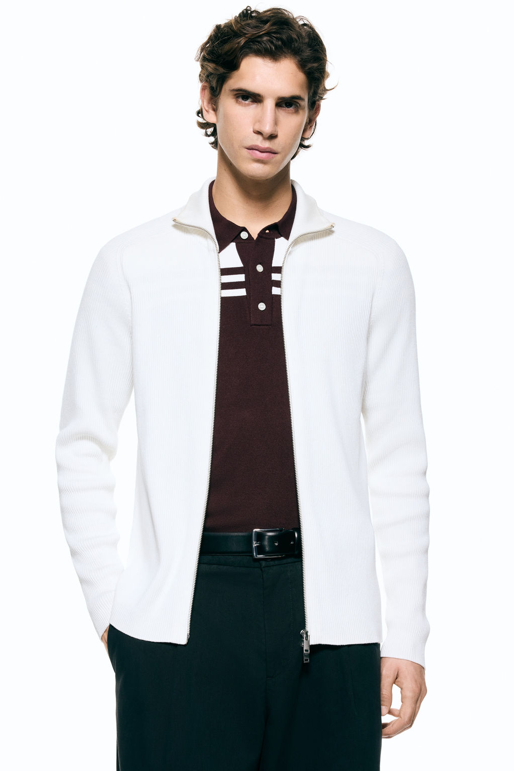 C?rdigan en punto de canal? Slim Fit - H&m фото 6