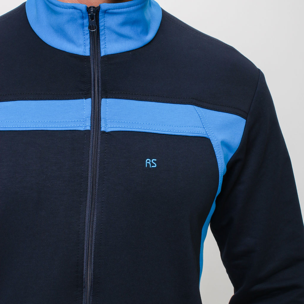 RODOS Спортивный костюм мужской весна/лето М-187 Синий/Меланж  фото 10