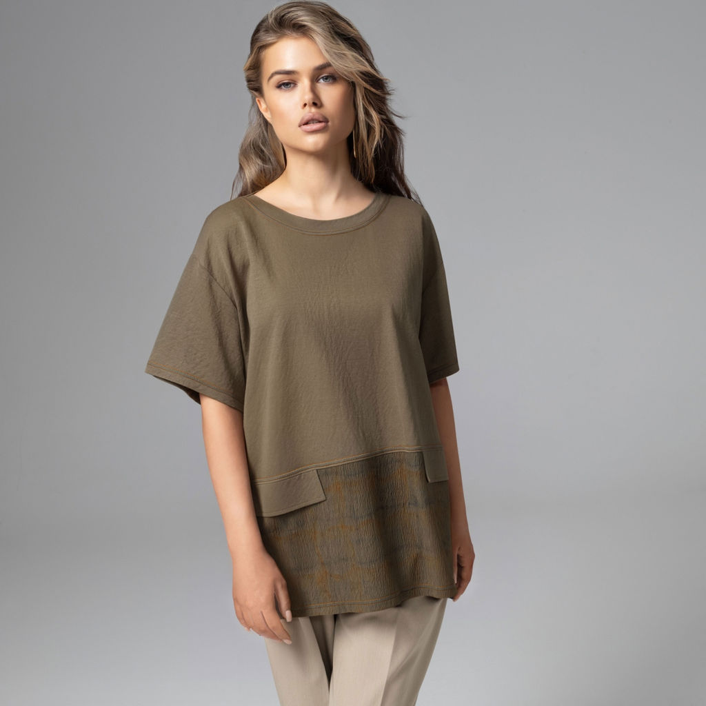 Футболка с вискозой, Стальной взгляд (эстетика) - Charutti фото 6