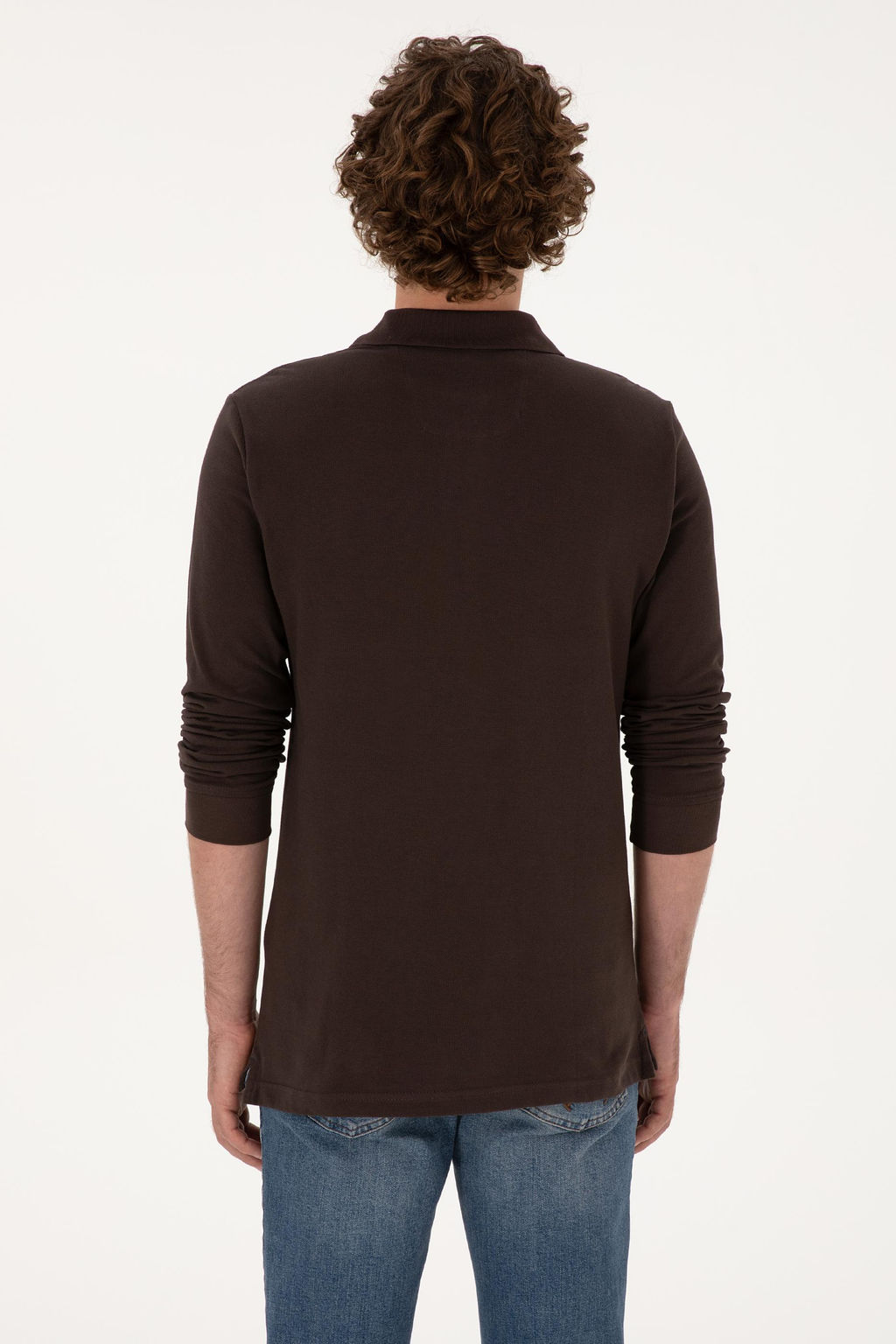 Erkek Koyu Kahverengi Basic Sweatshirt Sepette S_rpriz _ndirim - U.s. polo assn фото 5