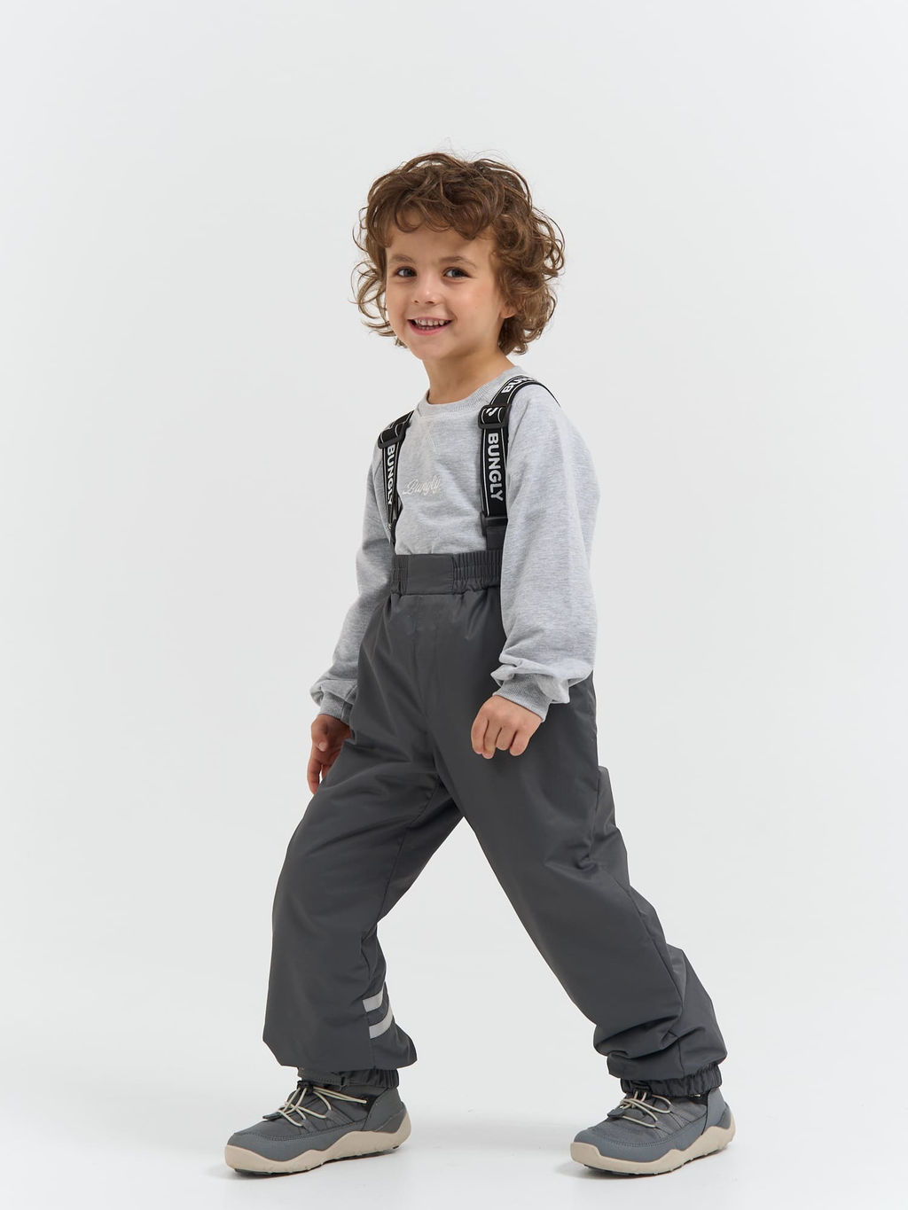 Полукомбинезон демисезонный Графит - Bungly фото 3