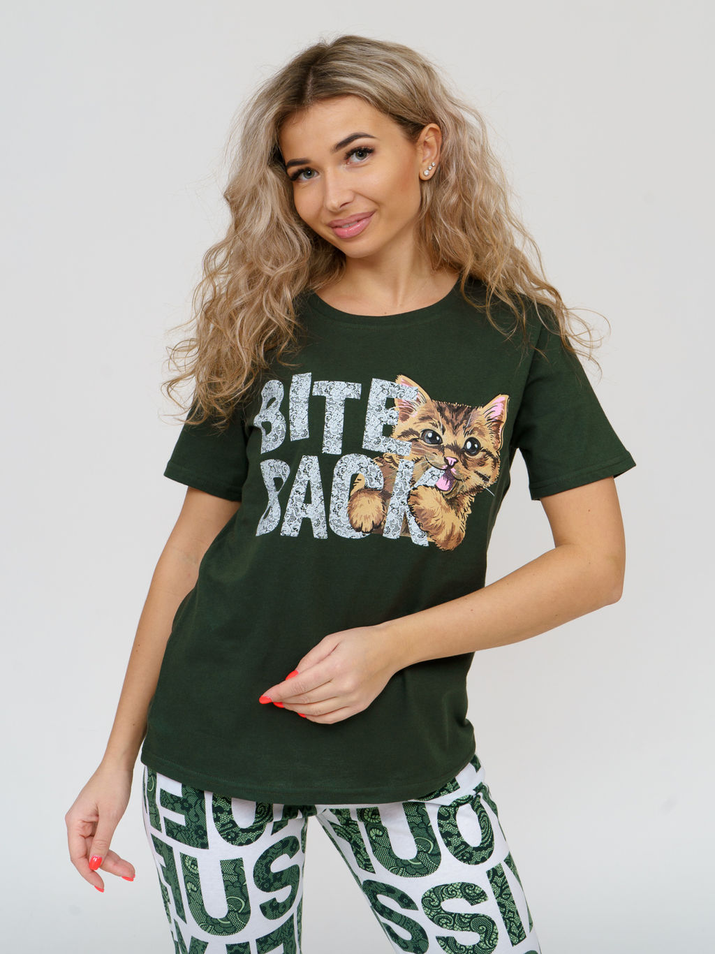 775/2 Пижама "Буквы/хаки"