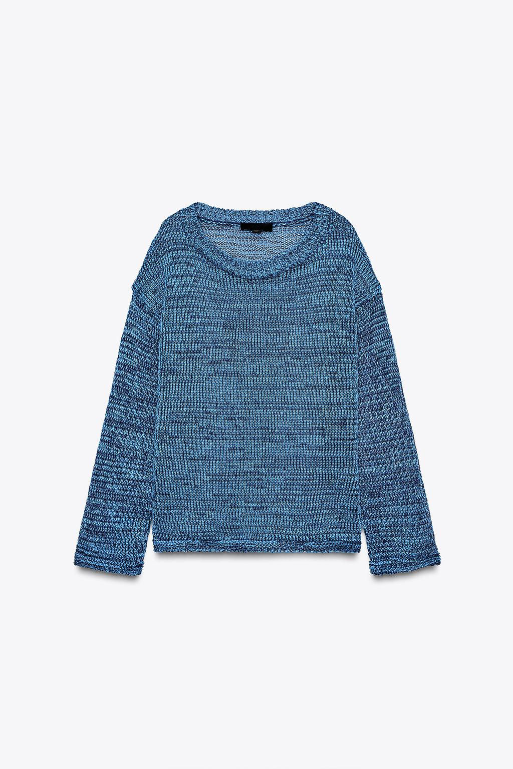 RIBBON TRIM KNIT SWEATER - Zara фото 3