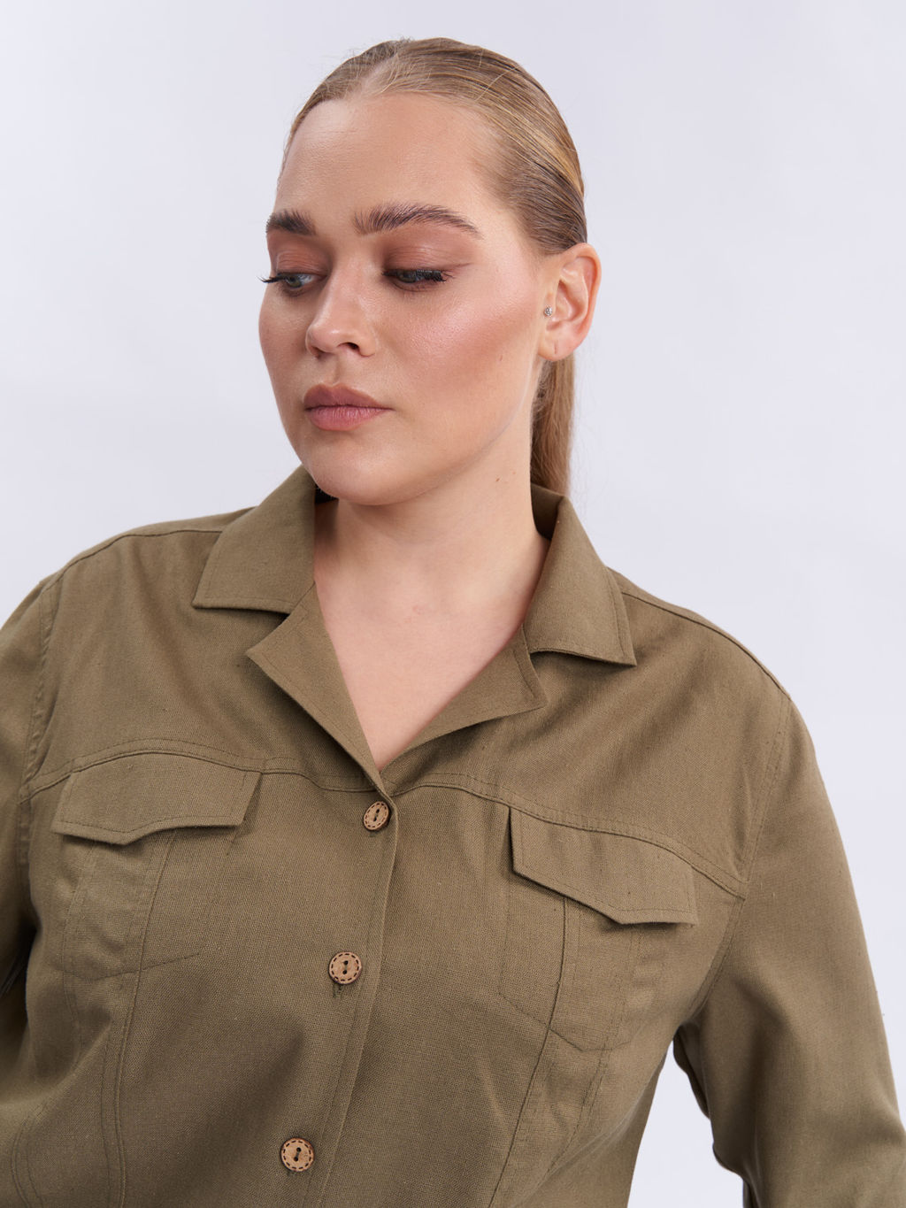 Рубашка льняная BL59152TBK58 - Артесса фото 4