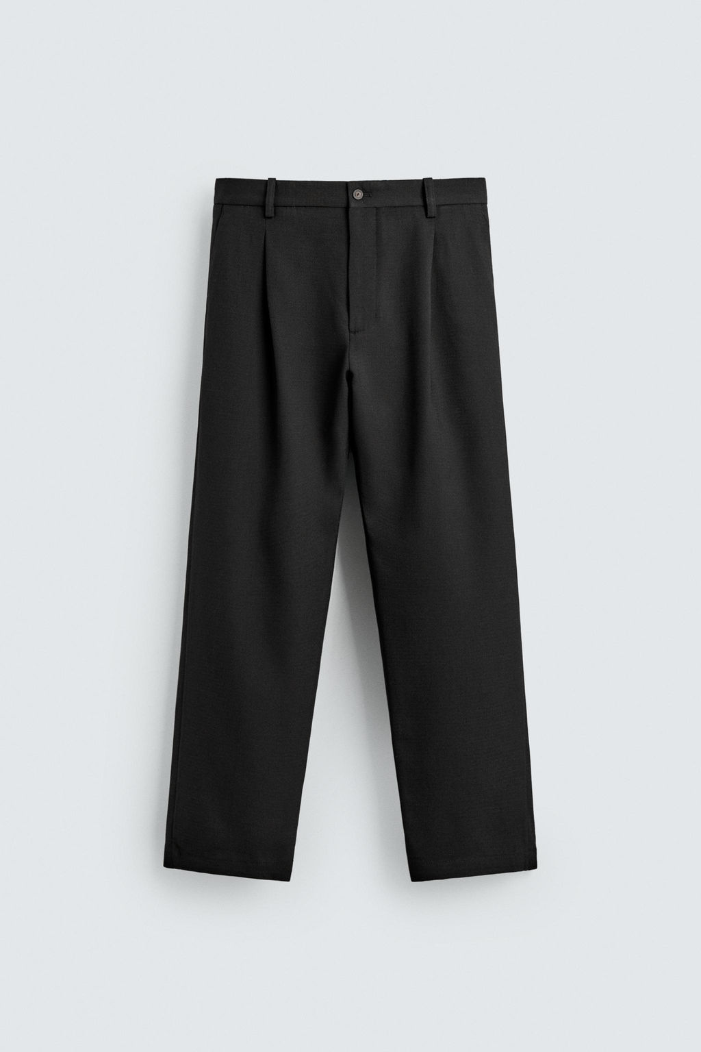 WOOL BLEND PLEATED TROUSERS - Zara фото 7