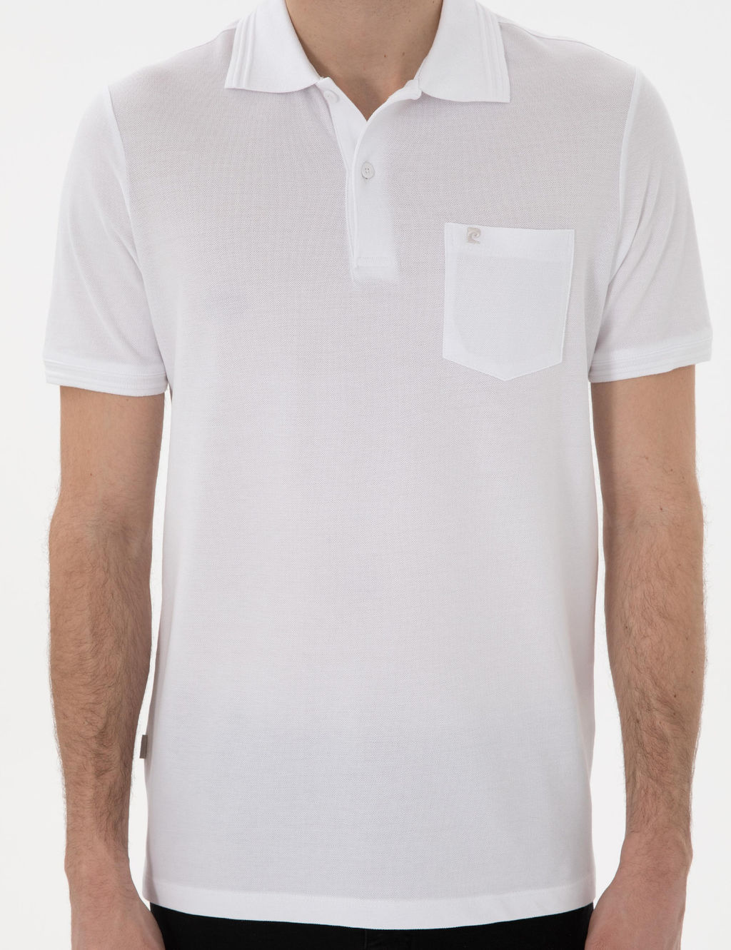 Beyaz Regular Fit %100 Pamuk Polo Yaka Basic Ti__rt - Pierre cardin фото 6