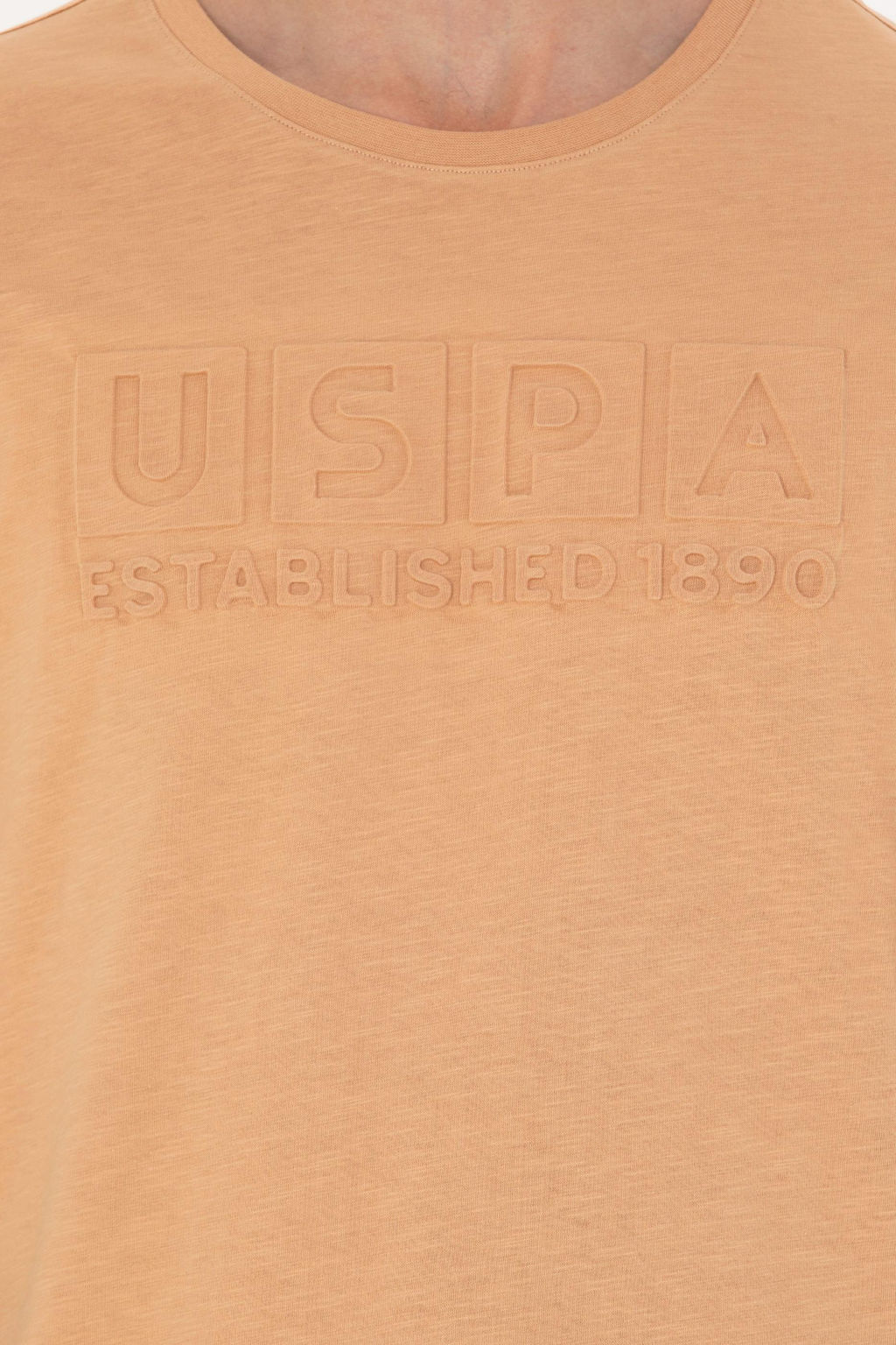 Мужская футболка светло-коричневого цвета - U.s. polo assn фото 21