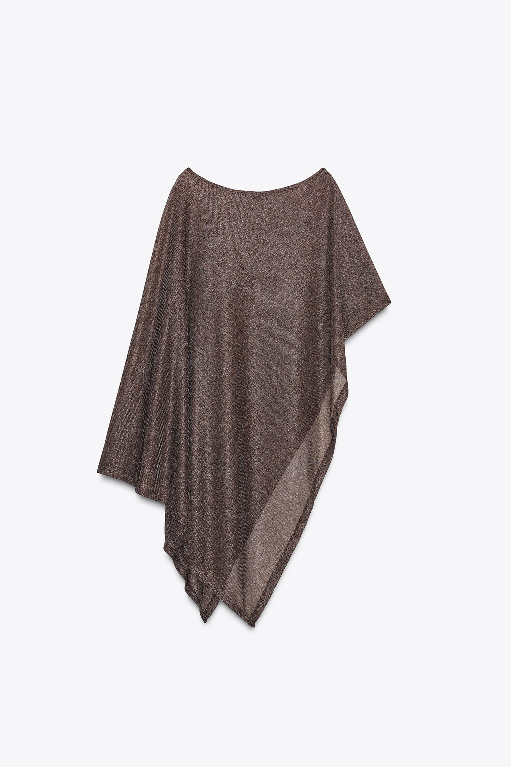 ASYMMETRIC METALLIC THREAD CAPE - Zara фото 12