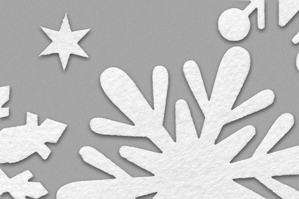 Набор снежинок для декора (белый) - Smiledecor фото 3