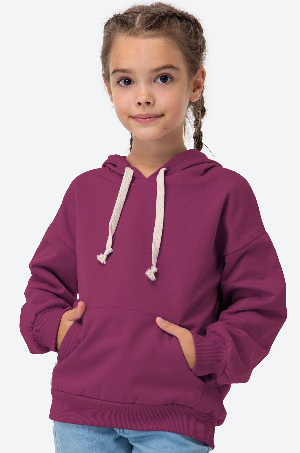 Толстовка для девочки из футера с микроначесом Bonito  фото 22