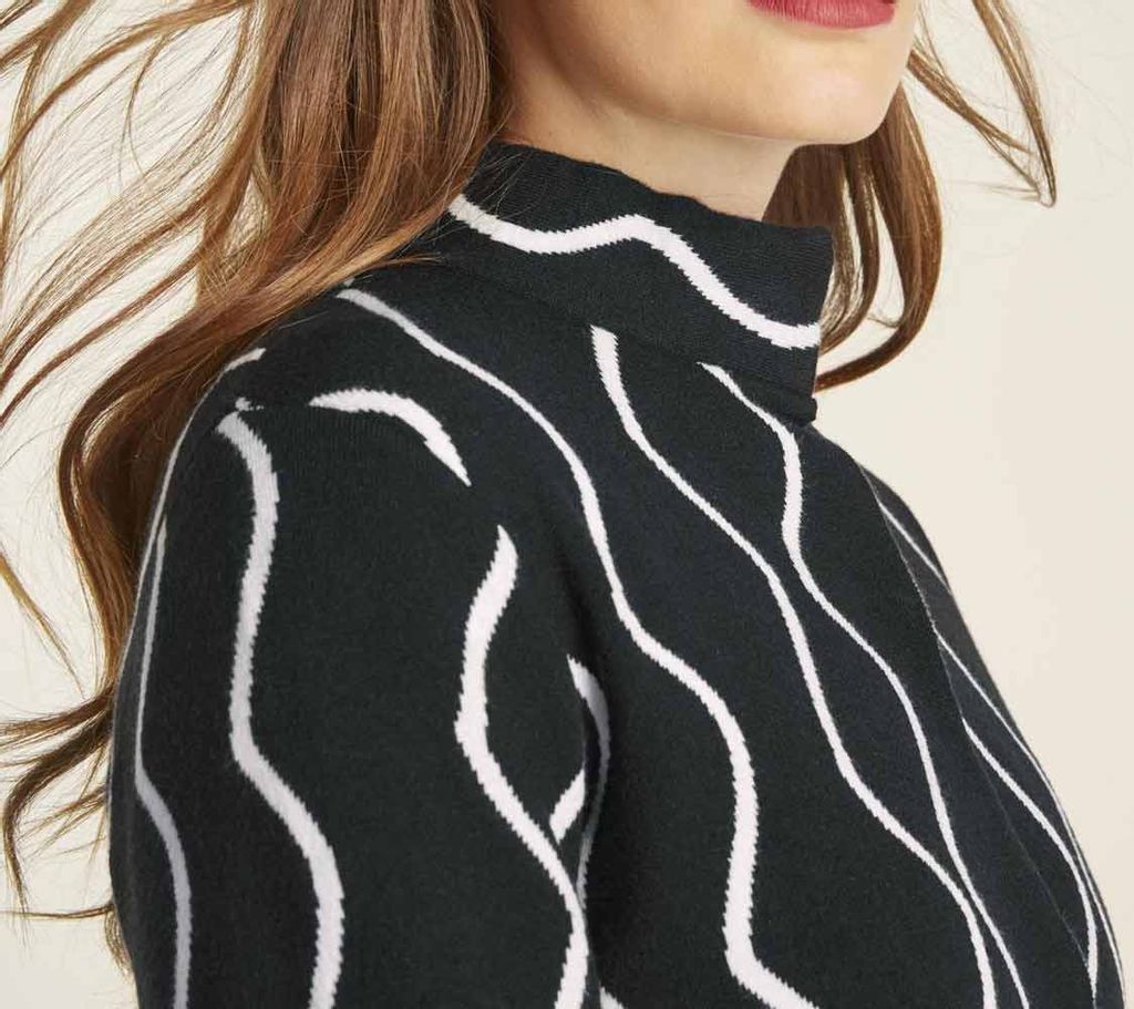 Пальто, черно-белое - Heine фото 5