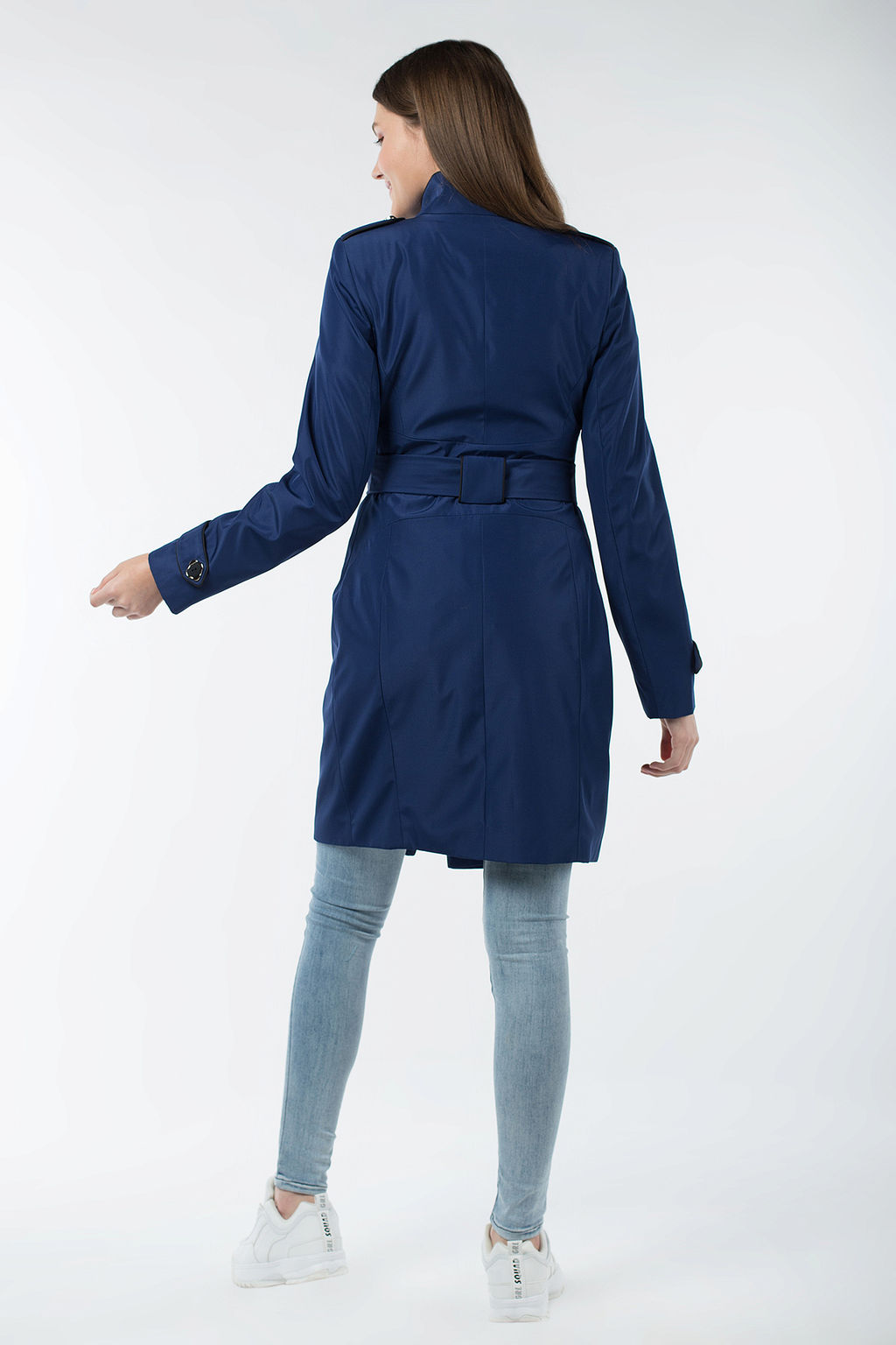 03-1909 Плащ женский (пояс) - El podio фото 4