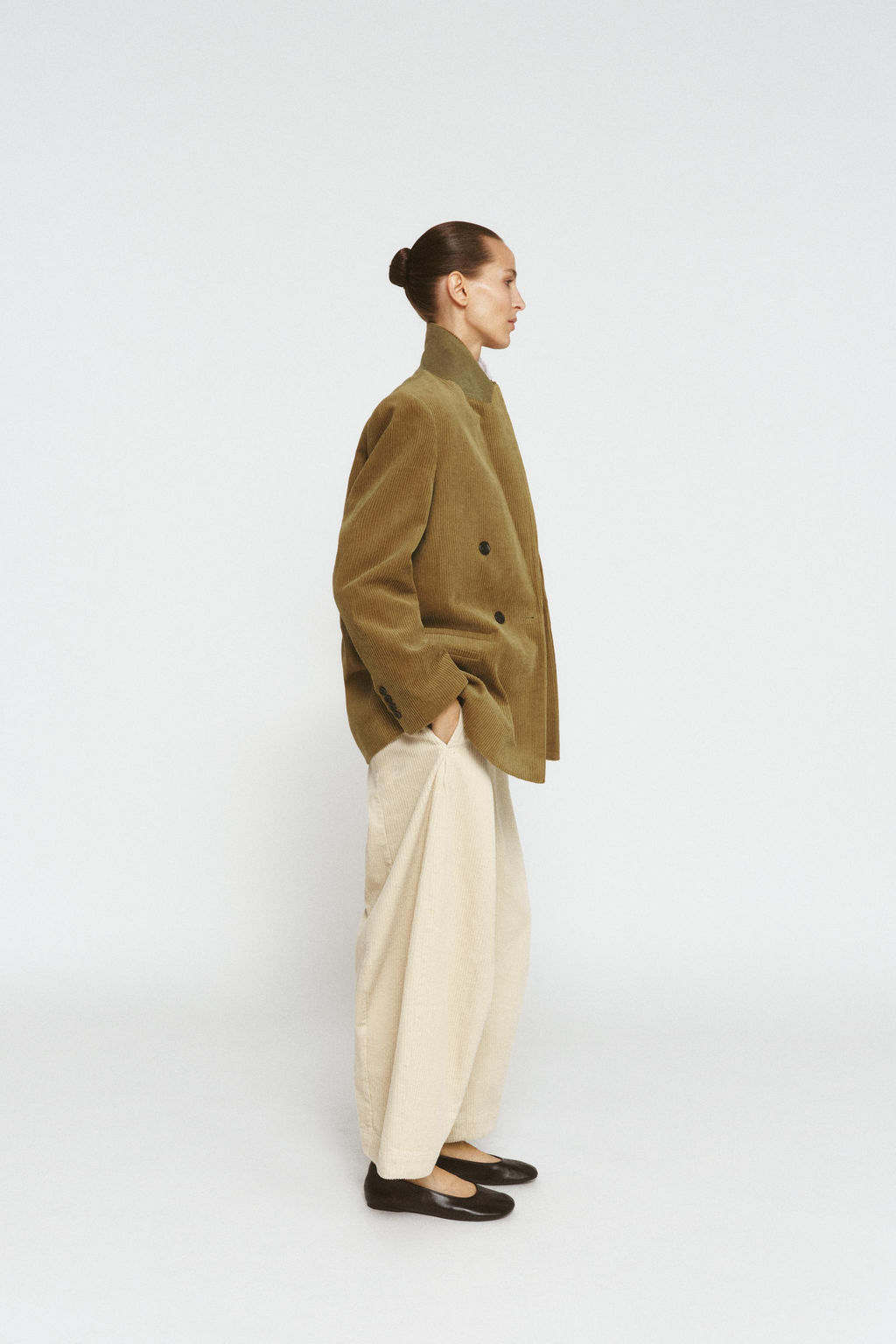 OVERSIZE CORDUROY BLAZER ZW COLLECTION LIMITED EDITION - Zara фото 2