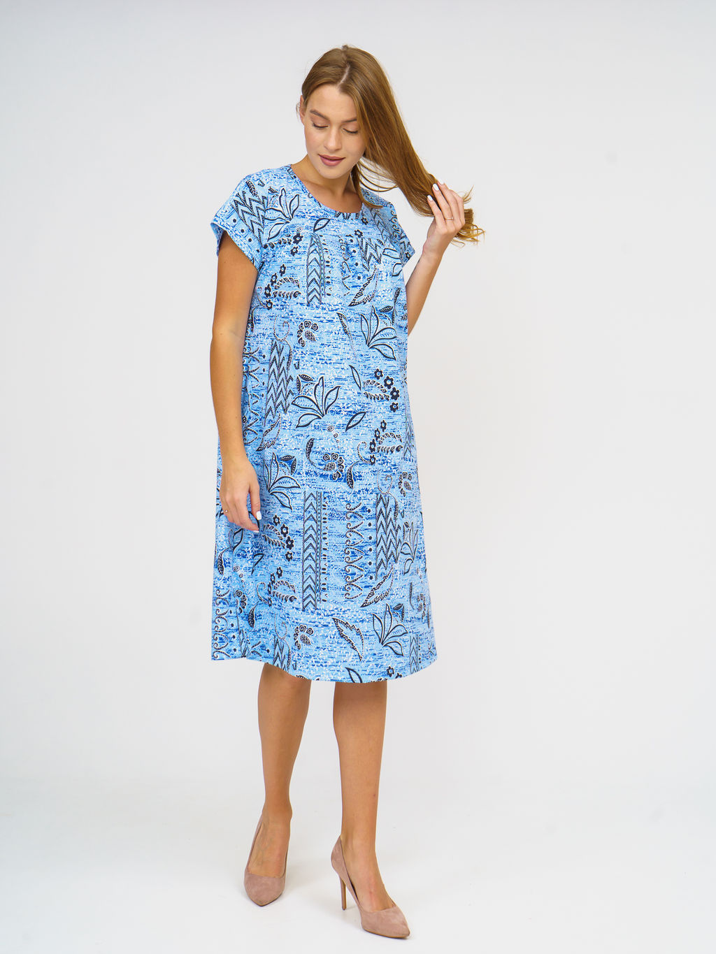 520 Платье "Голубой"