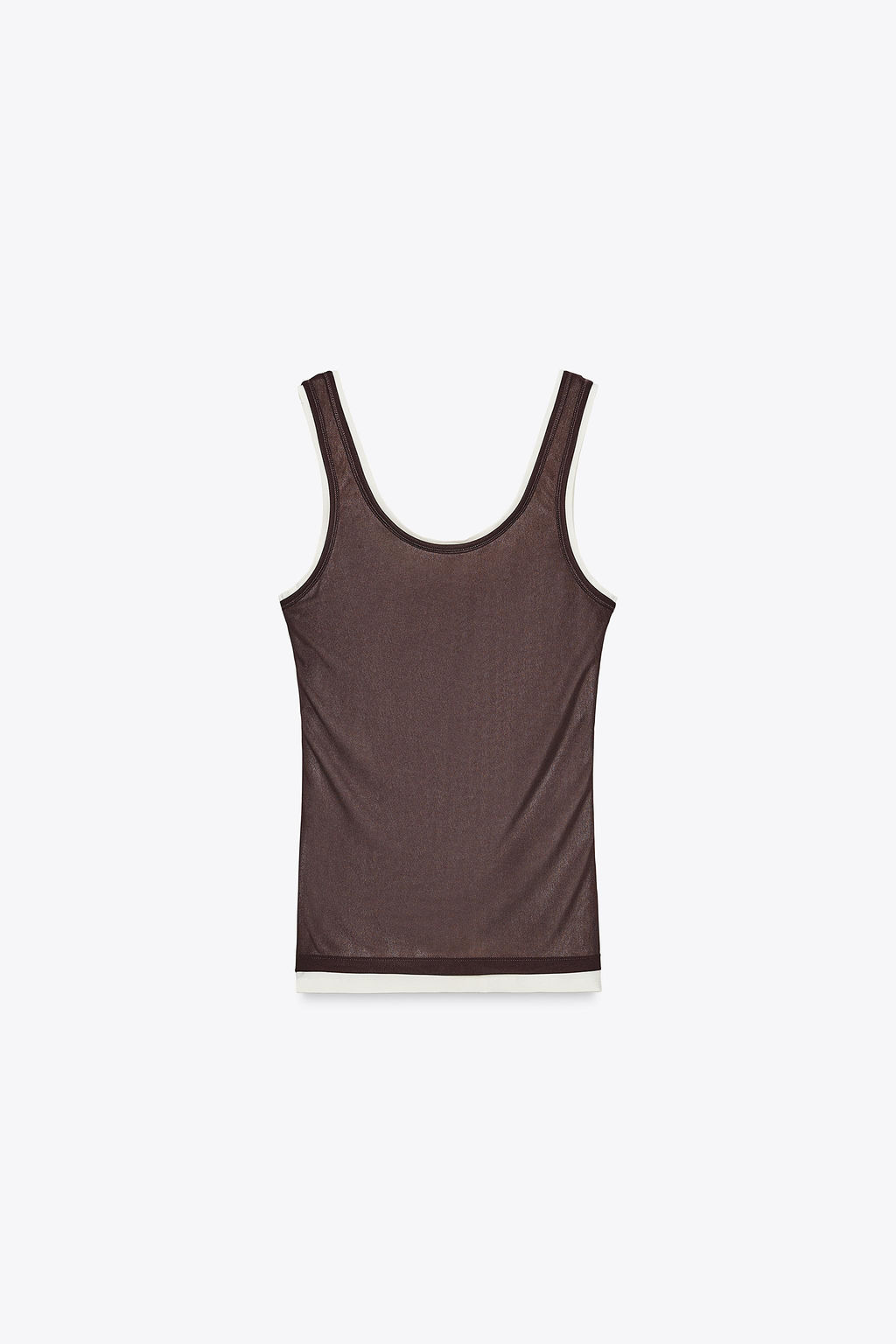 DOUBLE STRAP T-SHIRT - Zara фото 10