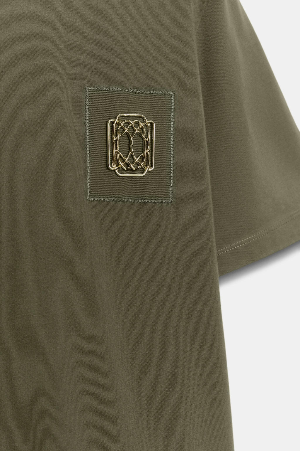 CAMISETA FORNITURA EFECTO LAVADO / Verde - Zara фото 3