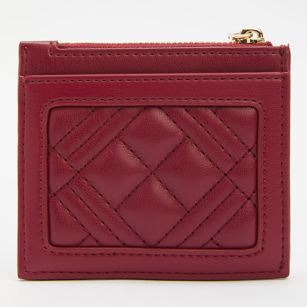Женский картхолдер LOVE MOSCHINO SLG QUILTED Артикул 4065015, вишневый