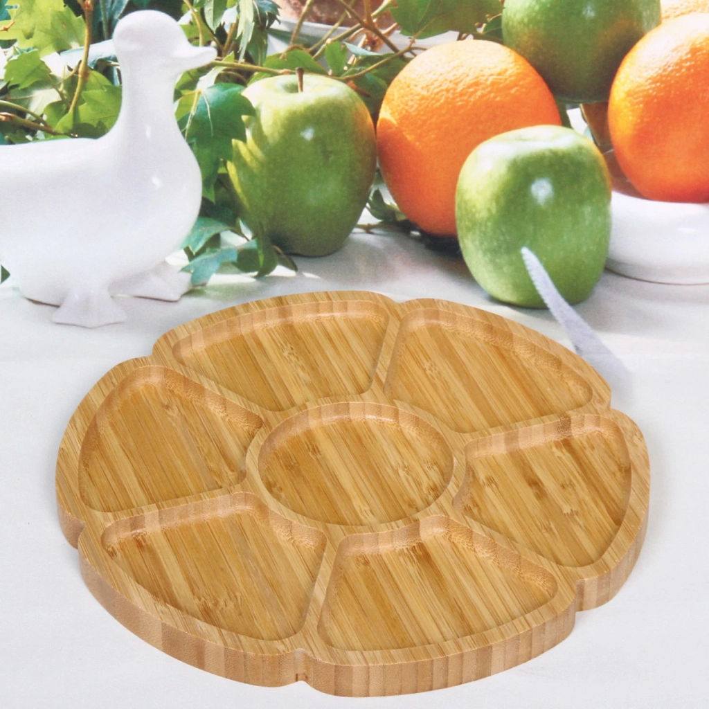 Менажница бамбуковая "SHEF" 24,5см 7секций