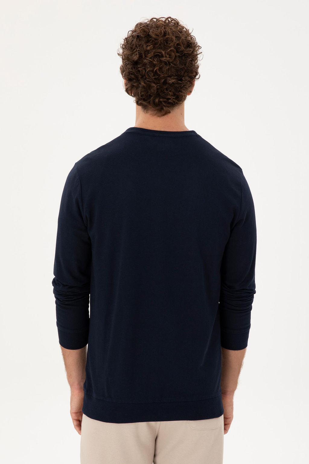 Erkek Lacivert Sweatshirt