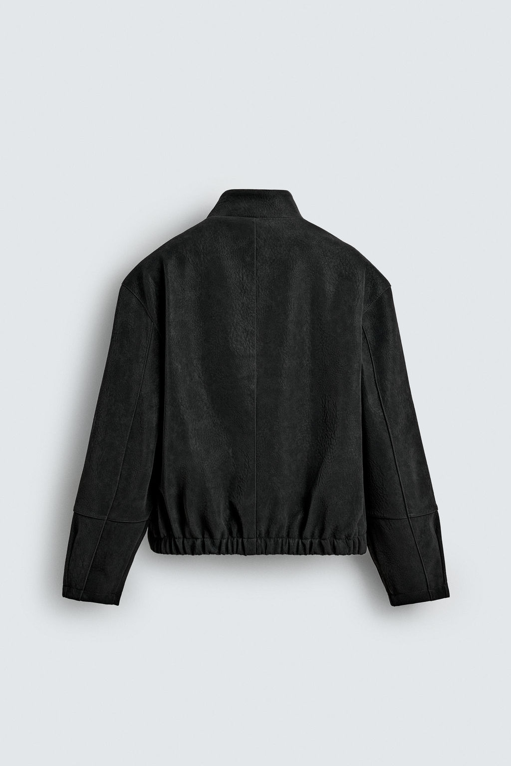TEXTURED LEATHER EFFECT JACKET - Zara фото 8