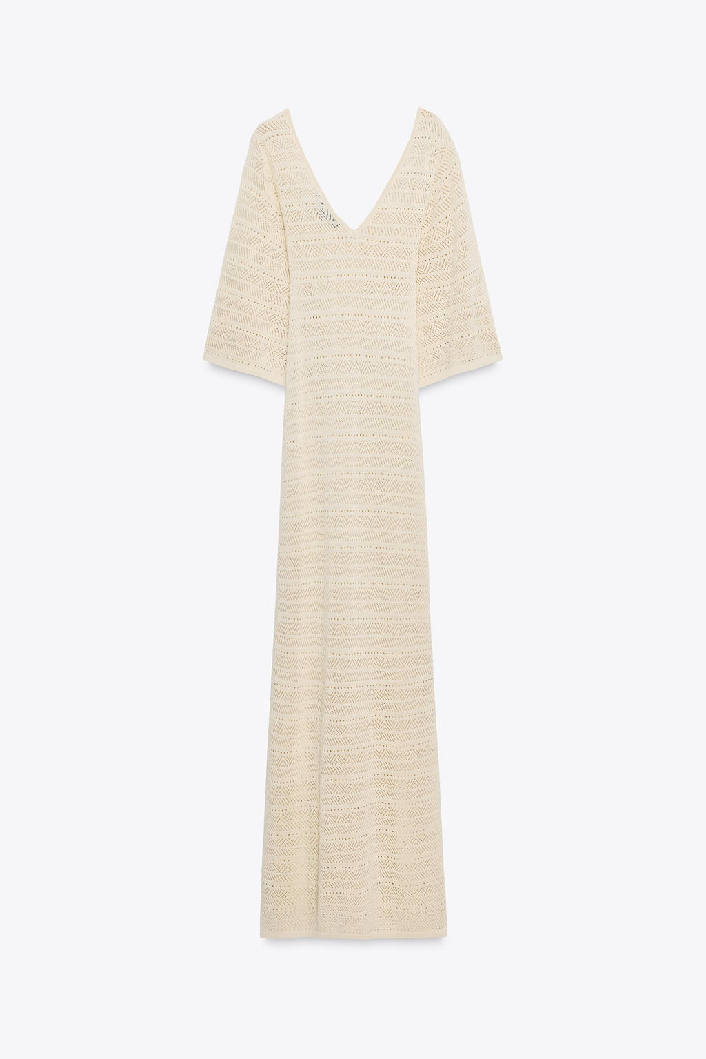 POINTELLE KNIT MAXI DRESS - Zara фото 17
