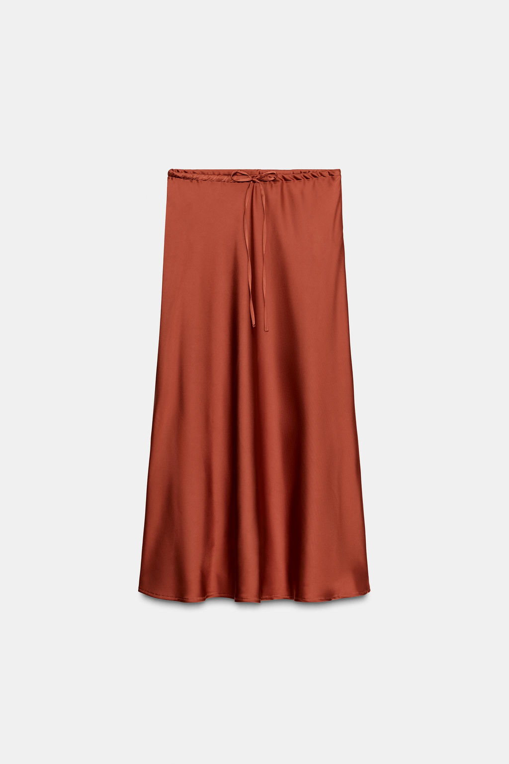 SATIN MIDI SKIRT - Zara фото 7