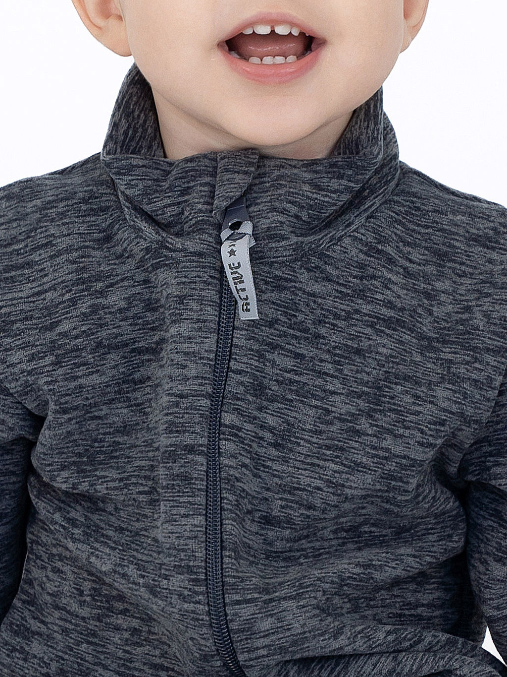 Комбинезон детский флисовый серый - Утенок фото 18