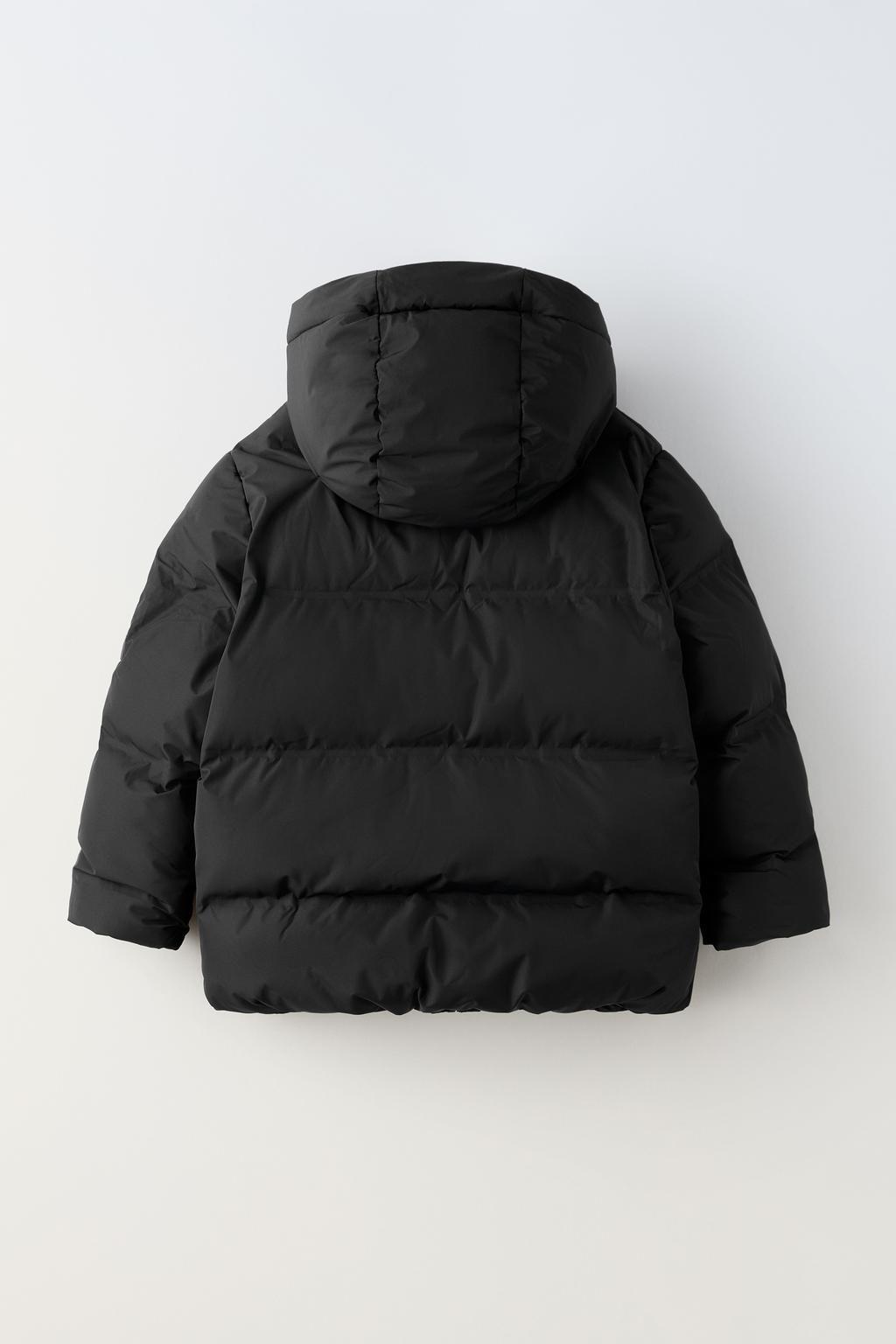 WATER-REPELLENT DOWN JACKET WITH LABEL - Zara фото 2