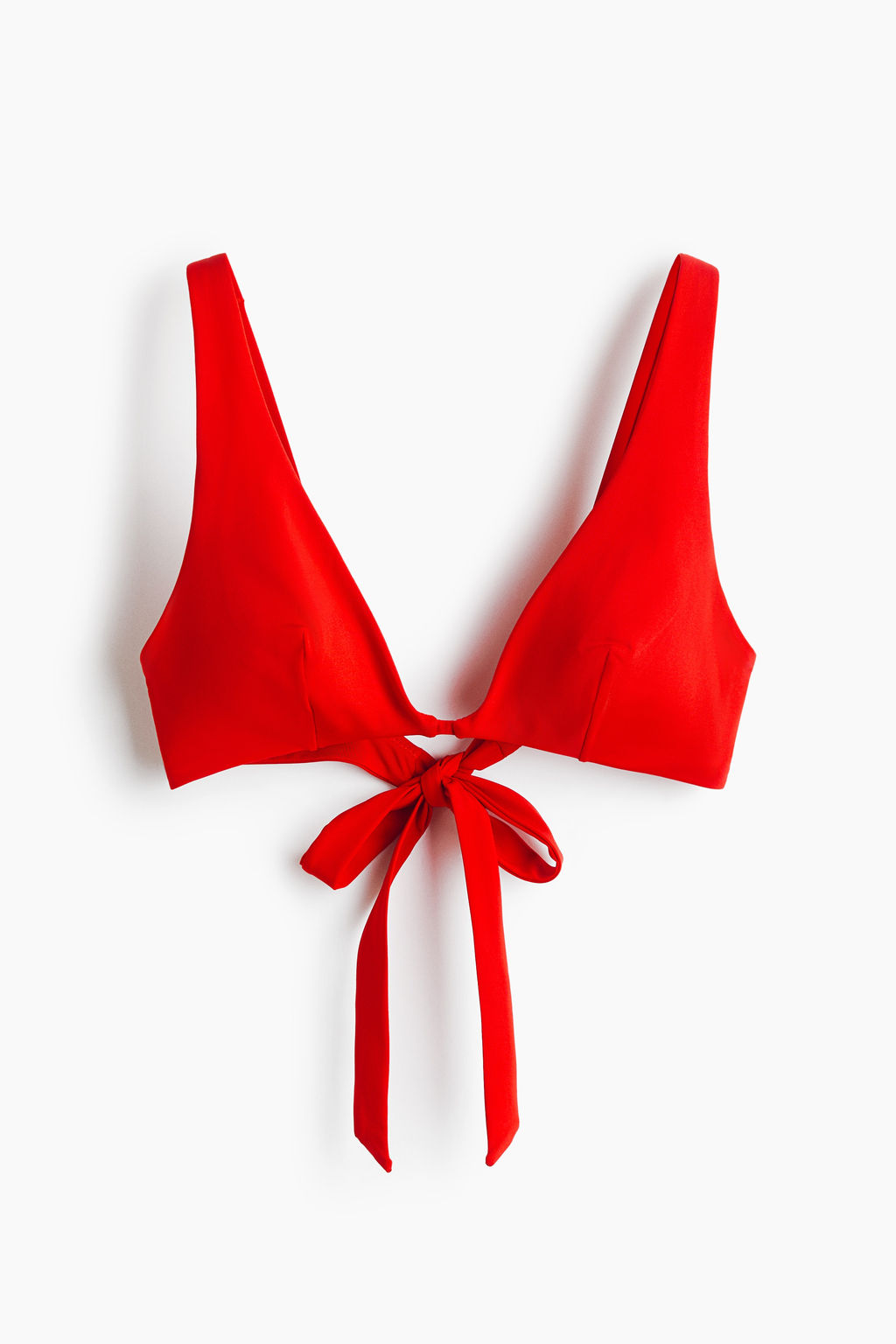 Top de bikini triangular con relleno - H&m фото 2