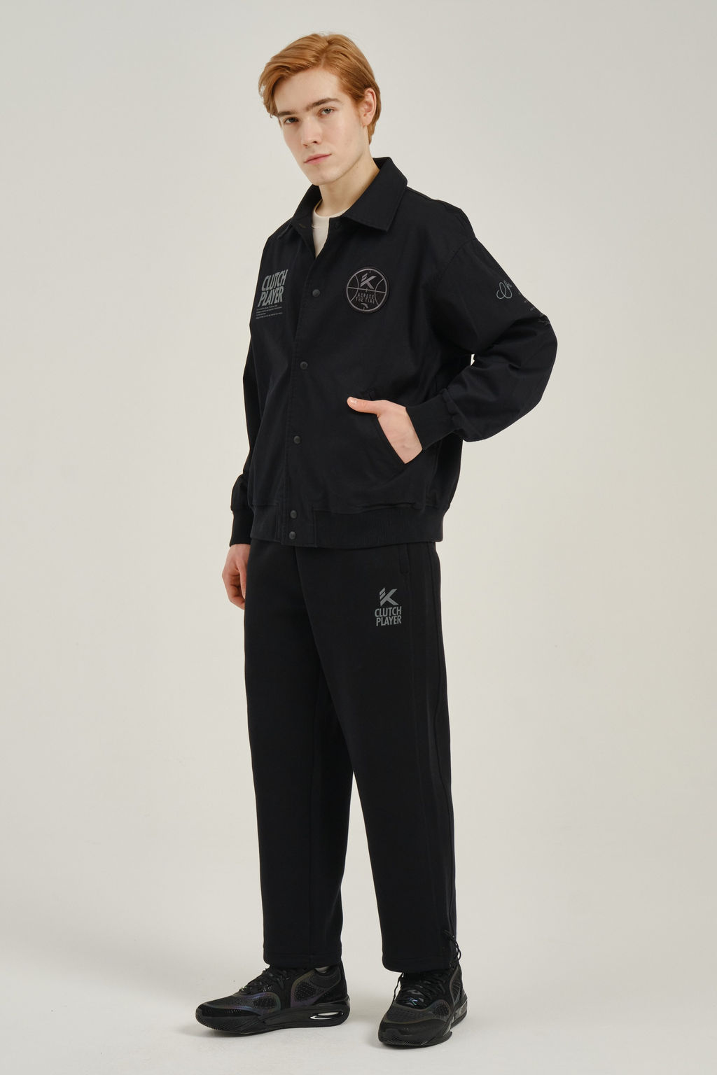 Куртка Черный CLUTCH PLAYER Single Jacket - Anta фото 10