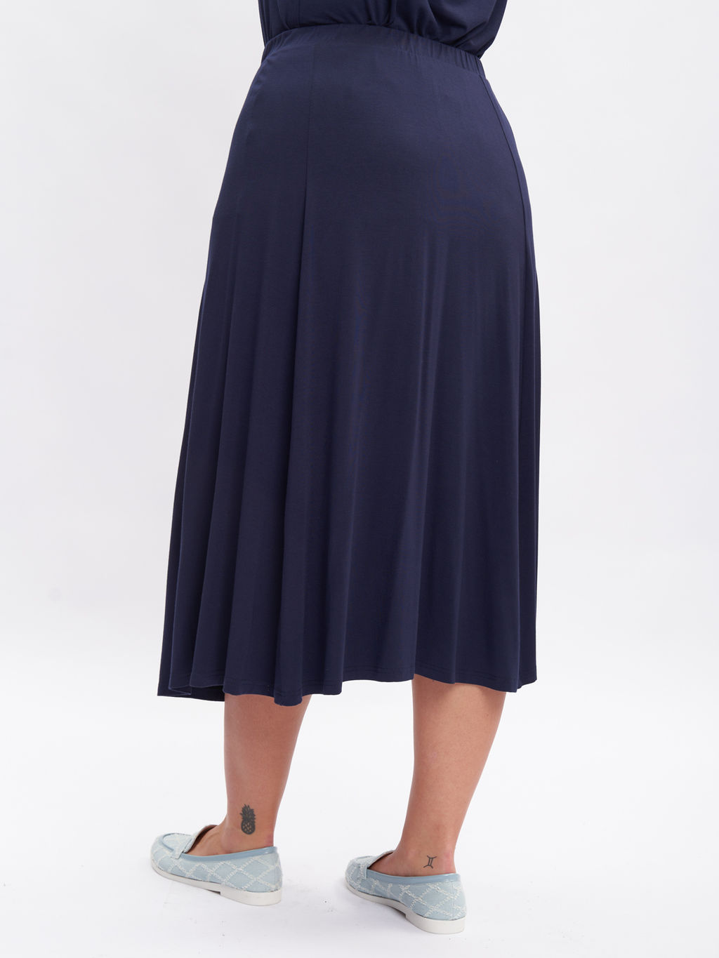 Юбка из плотного трикотажа UB17406DBL00