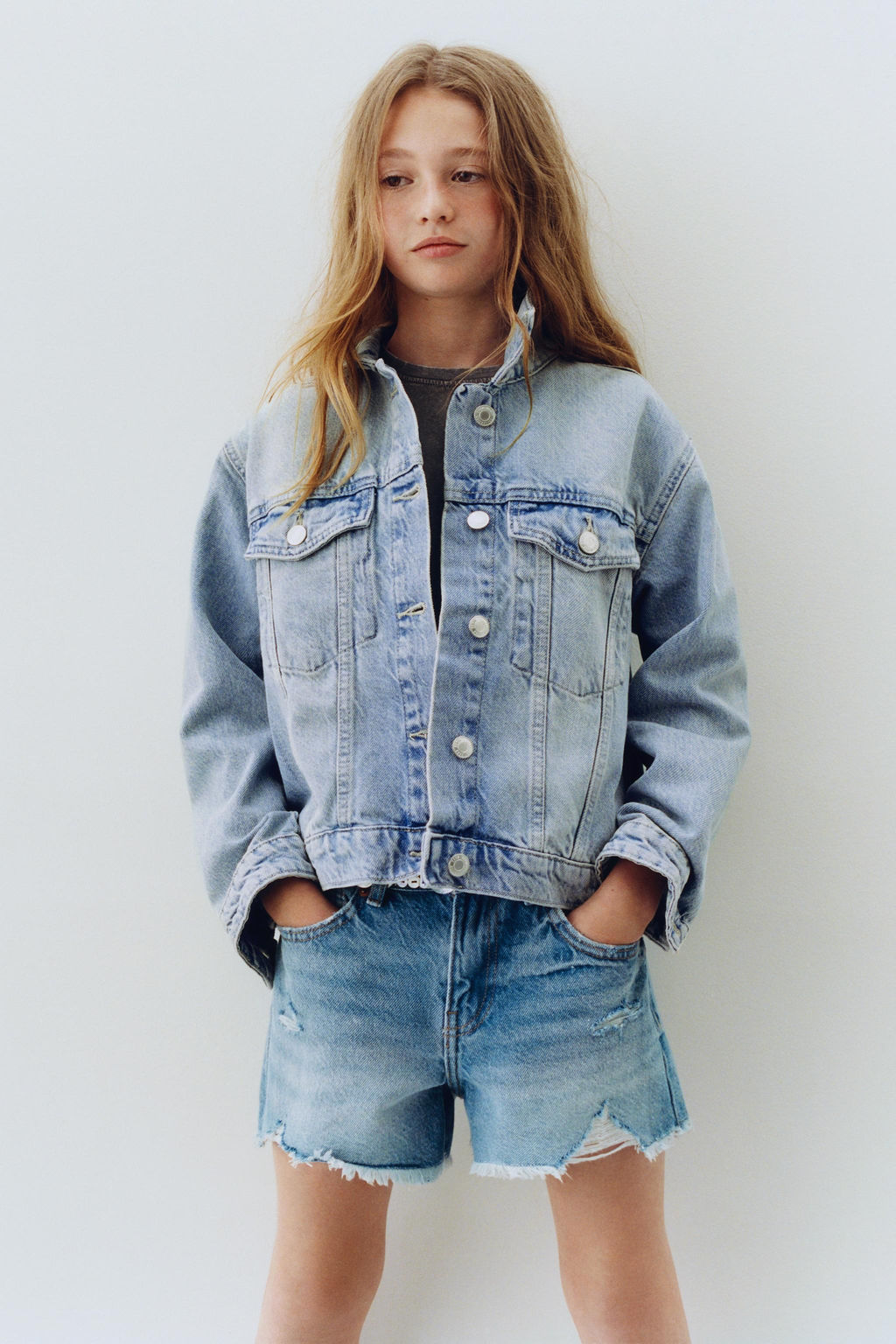 BASIC DENIM JACKET - Zara фото 5