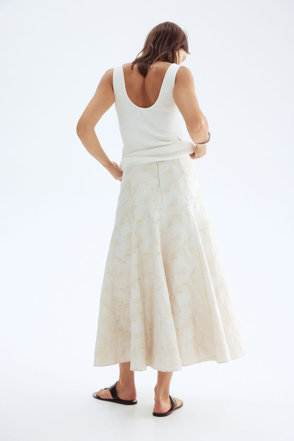 Falda en tejido jacquard - H&m фото 4