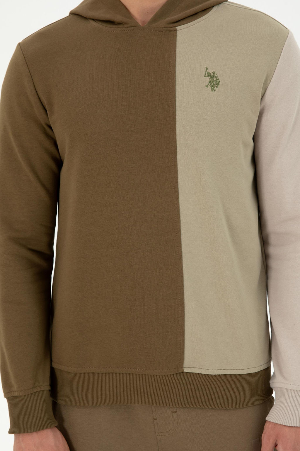 Мужской свитшот цвета хаки Неожиданная скидка в корзине - U.s. polo assn фото 6