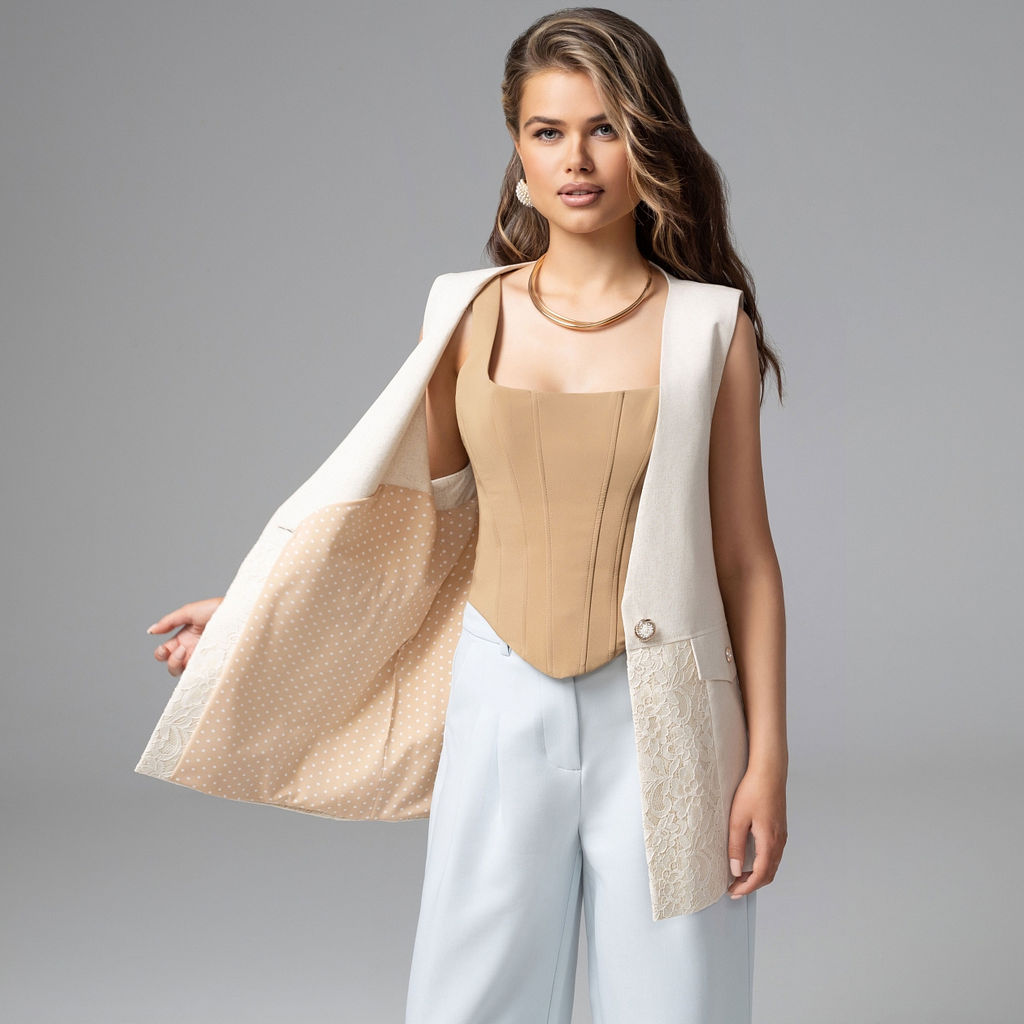 Жилет на подкладе, Искусство переговоров (леди) - Charutti фото 10