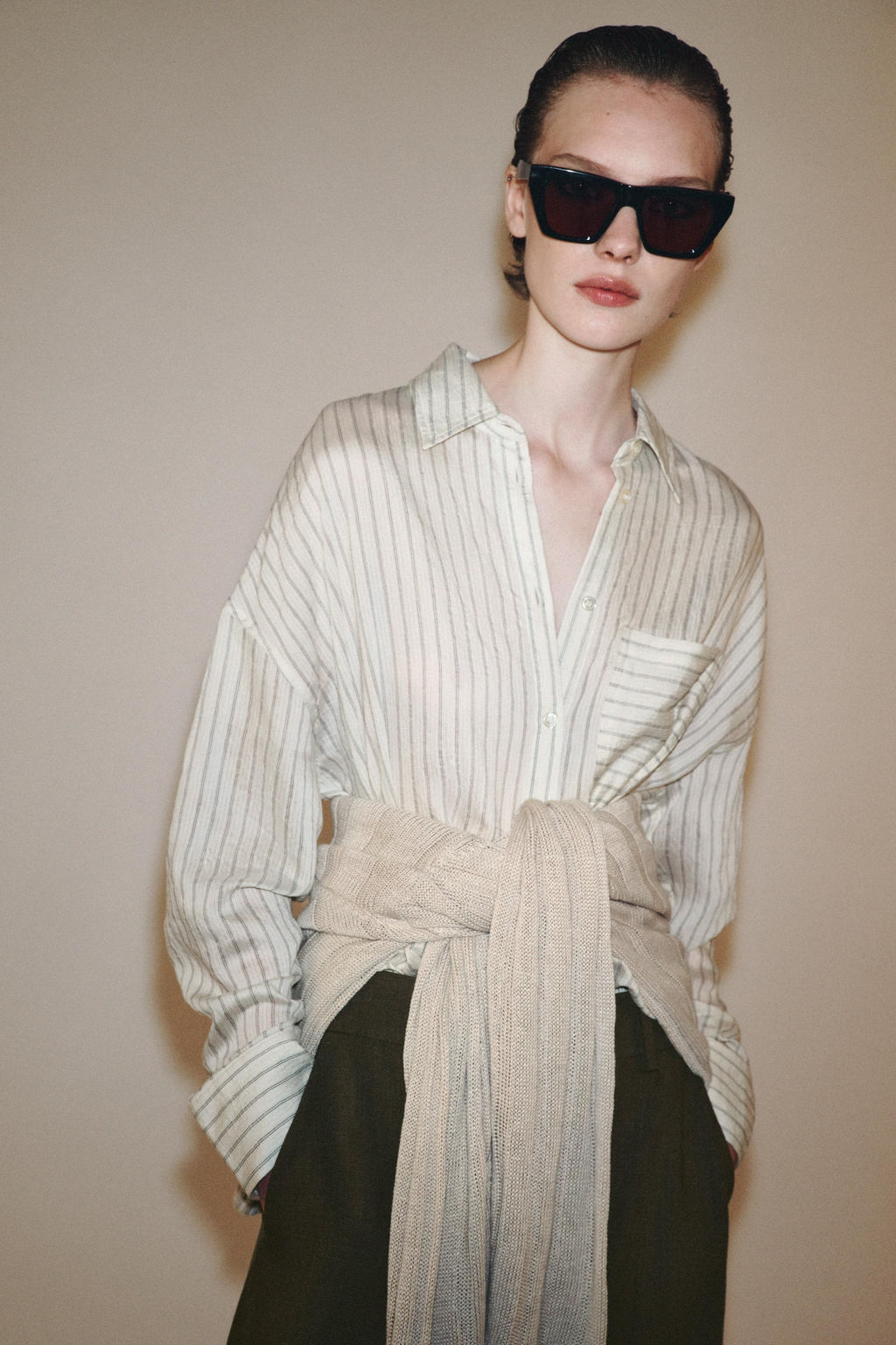 ZW COLLECTION STRIPED SHIRT - Zara фото 11