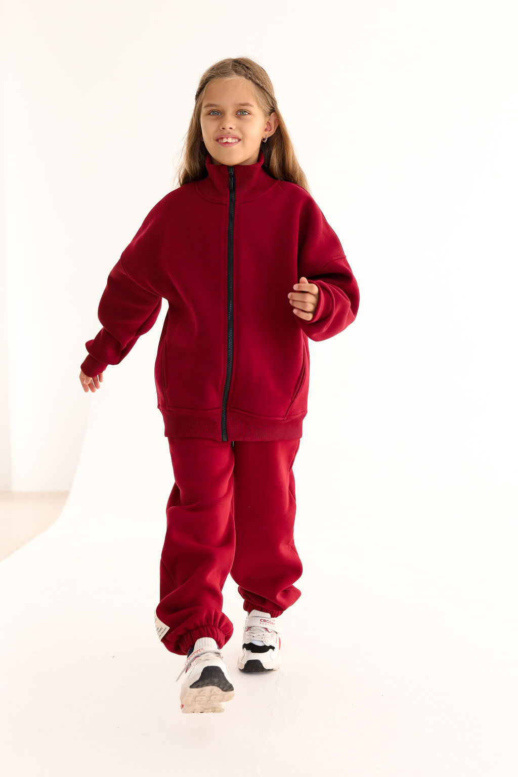 Бомбер утепленный, бордо - Inzibe фото 7