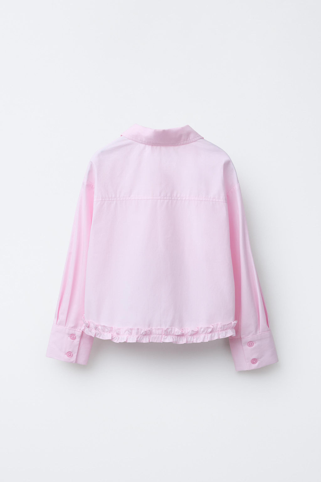 RUFFLED HEM SHIRT - Zara фото 2