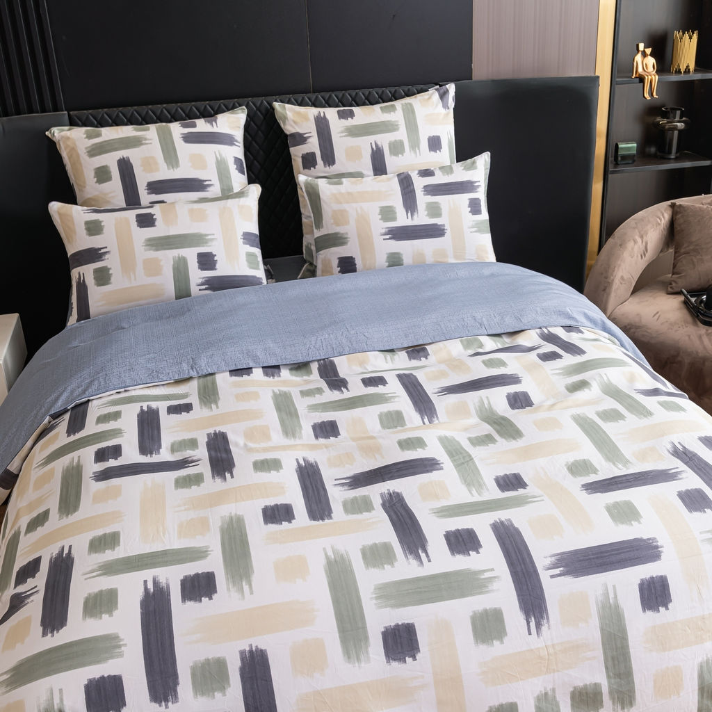 Комплект постельного белья Сатин 100% хлопок C622 Евро/70-70 2 шт;50-70 2 шт - Ситрейд фото 7