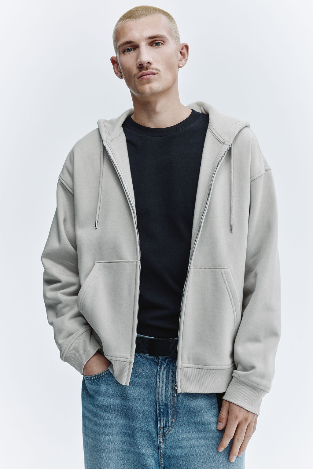 Chaqueta sudadera con capucha Loose Fit - H&m фото 9