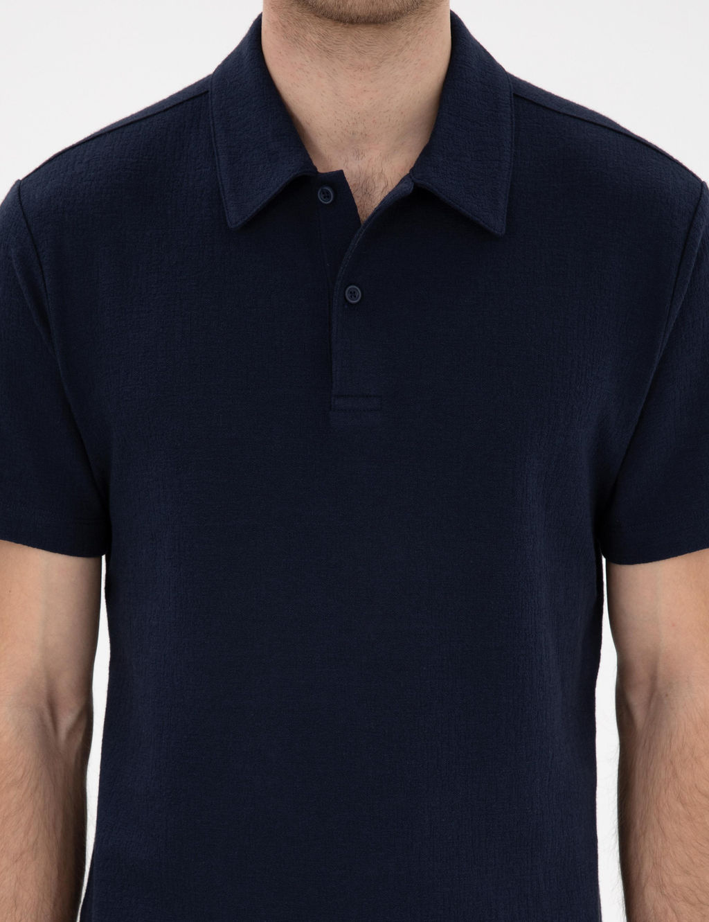 Lacivert Slim Fit Polo Yaka Ti__rt - Pierre cardin фото 6