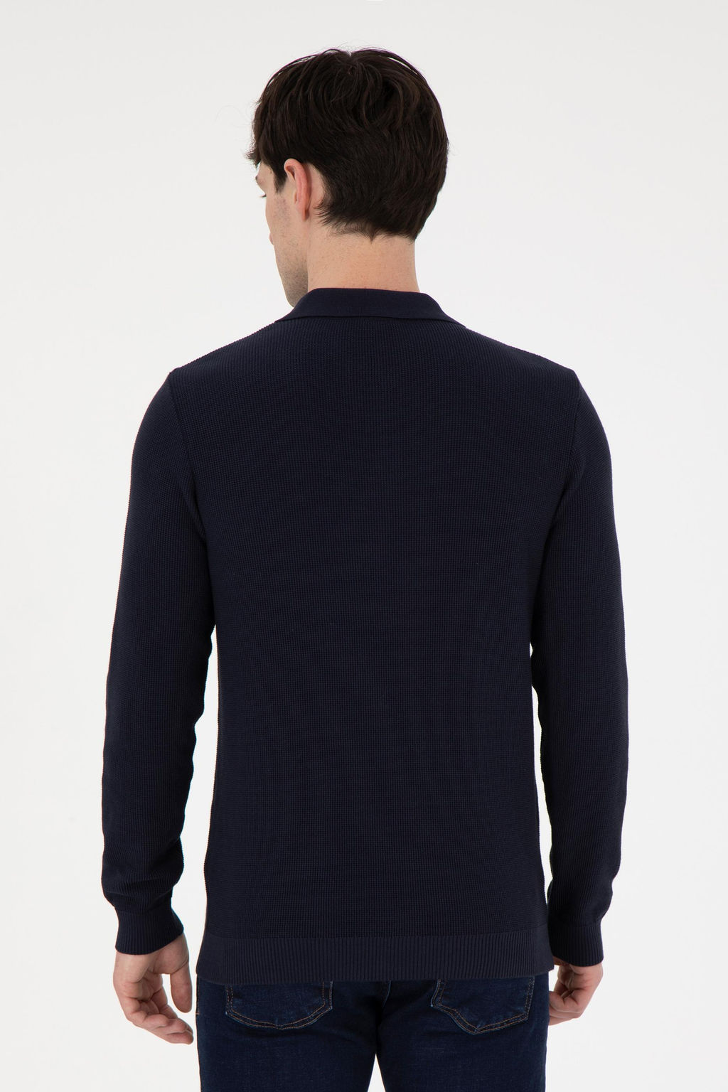 Erkek Lacivert Basic Kazak - U.s. polo assn фото 5
