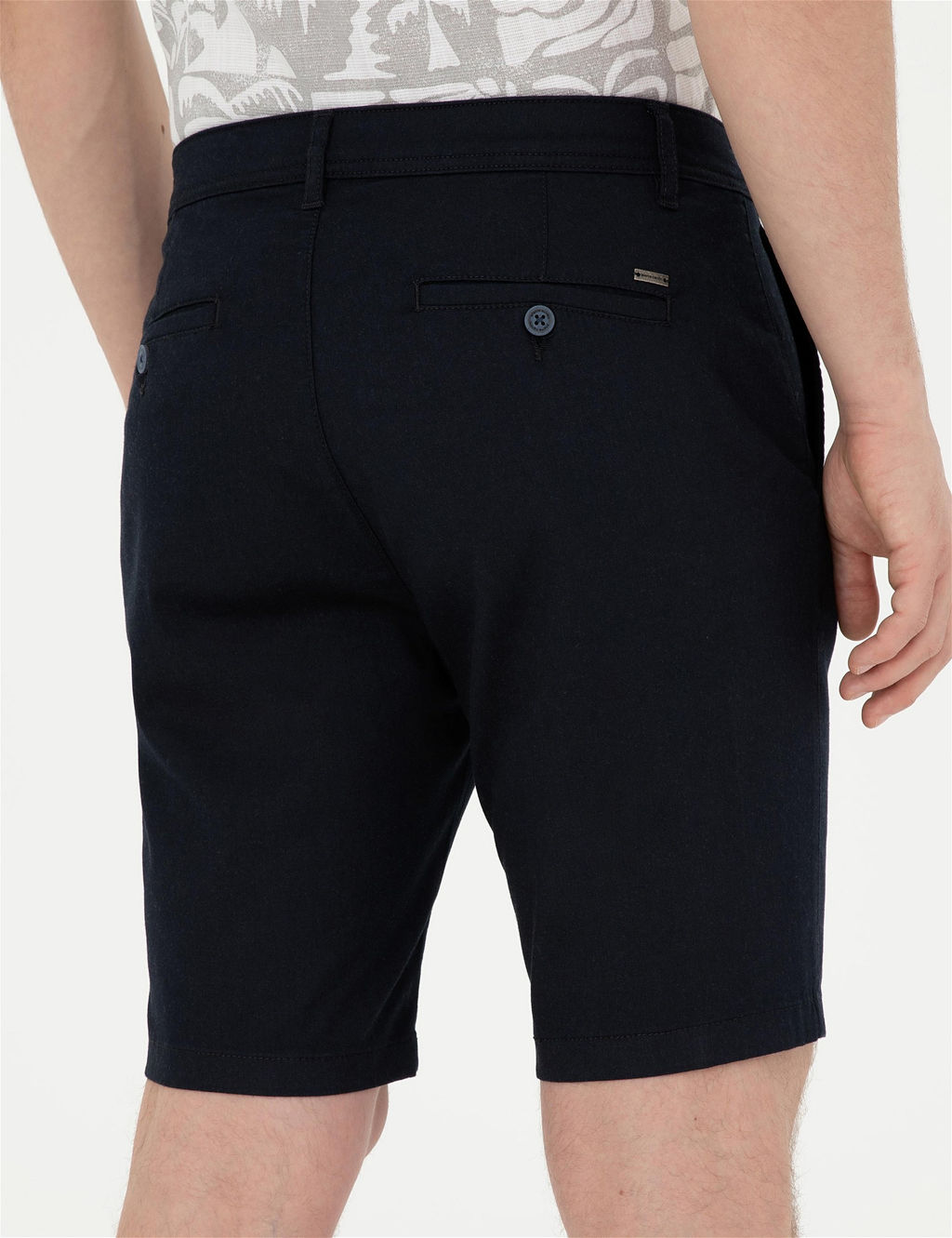 Lacivert Slim Fit Dokuma _ort - Pierre cardin фото 7