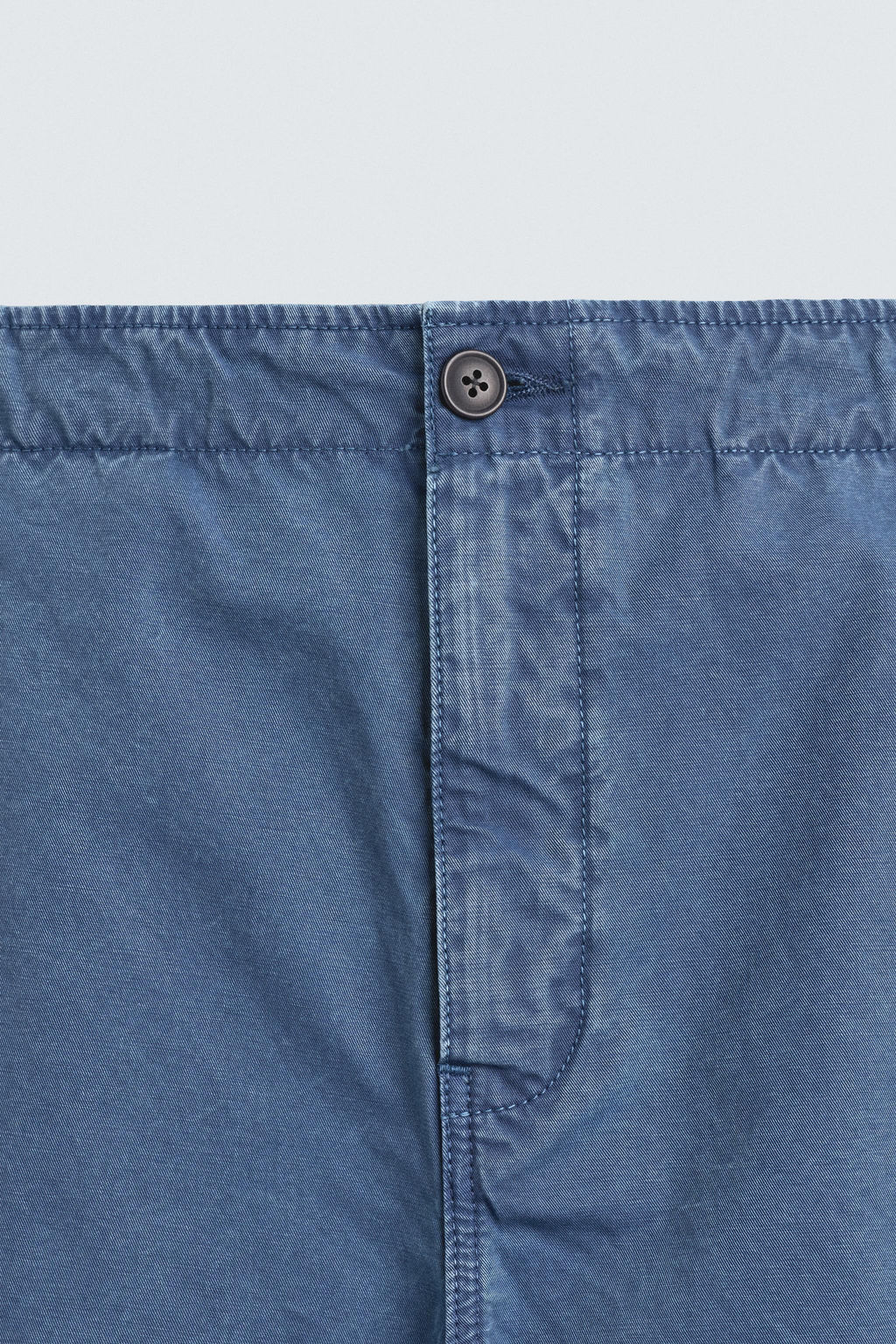 PANTAL?N CARGO RELAXED FIT LAVADO / Azul - Zara фото 9