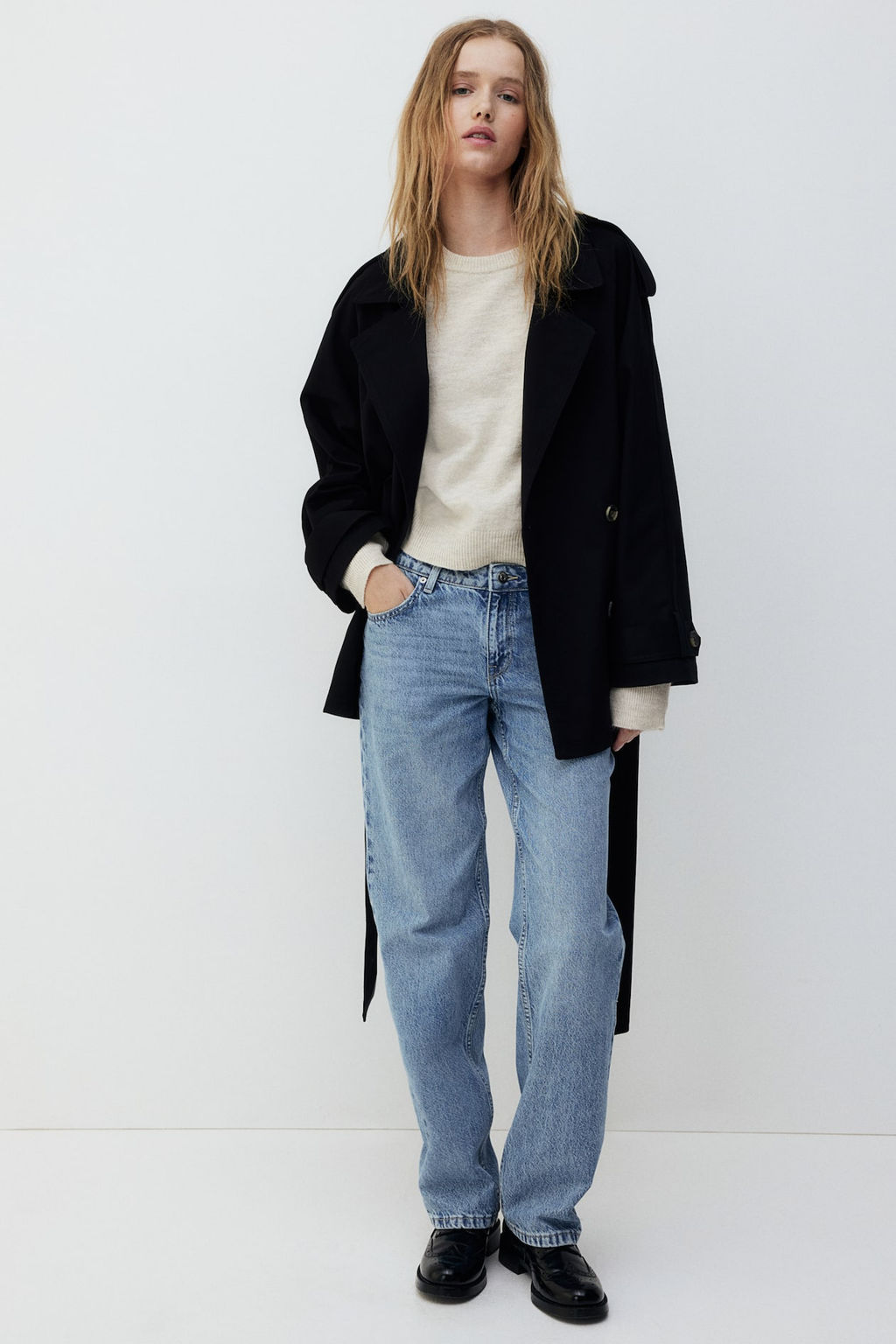 Straight Regular Jeans - H&m фото 2