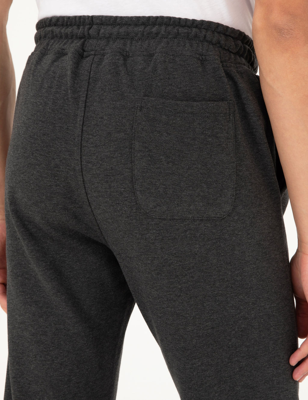 Antrasit Melanj Slim Fit 3 _plik Pa_as_ Lastikli E_ofman Alt_