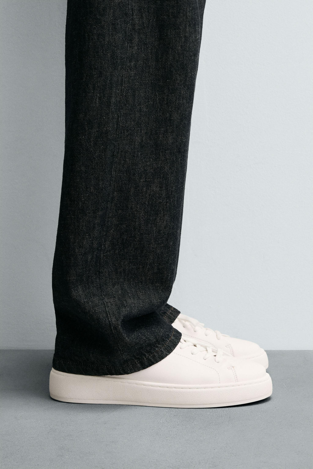 CHUNKY LEATHER TRAINERS