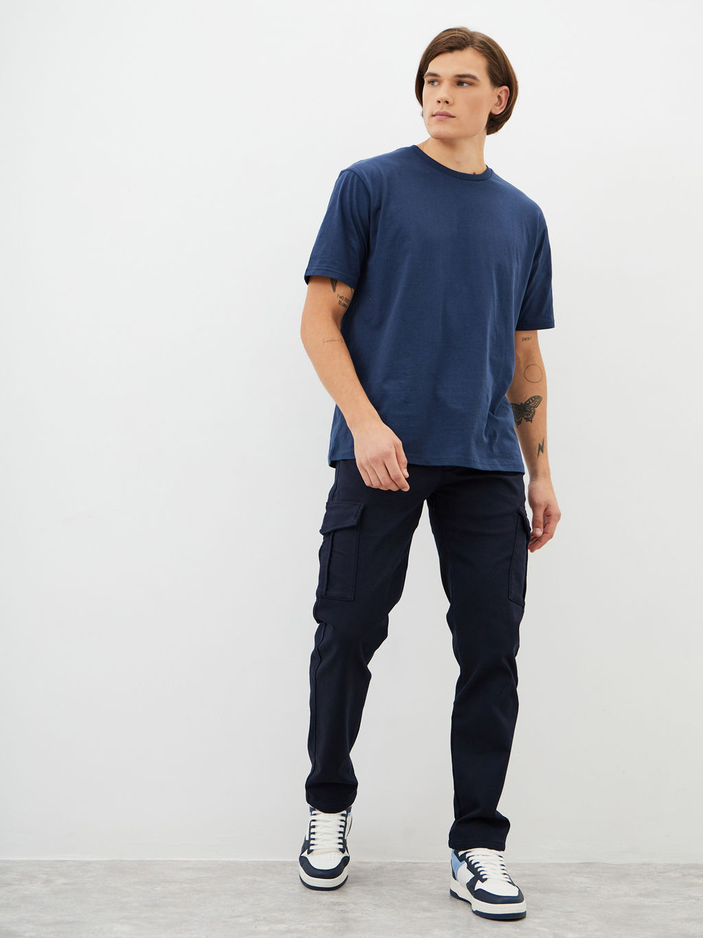 Мужские джинсы Карго утеплённые - Mossmore фото 24